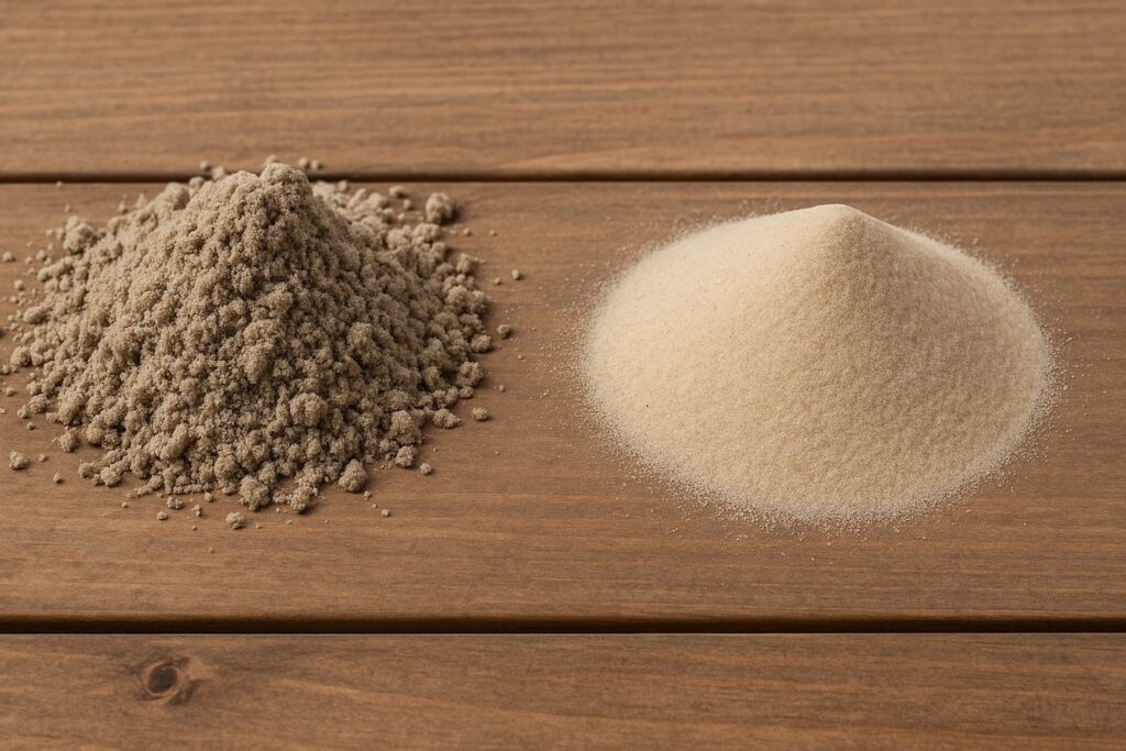 masonry vs play sand
