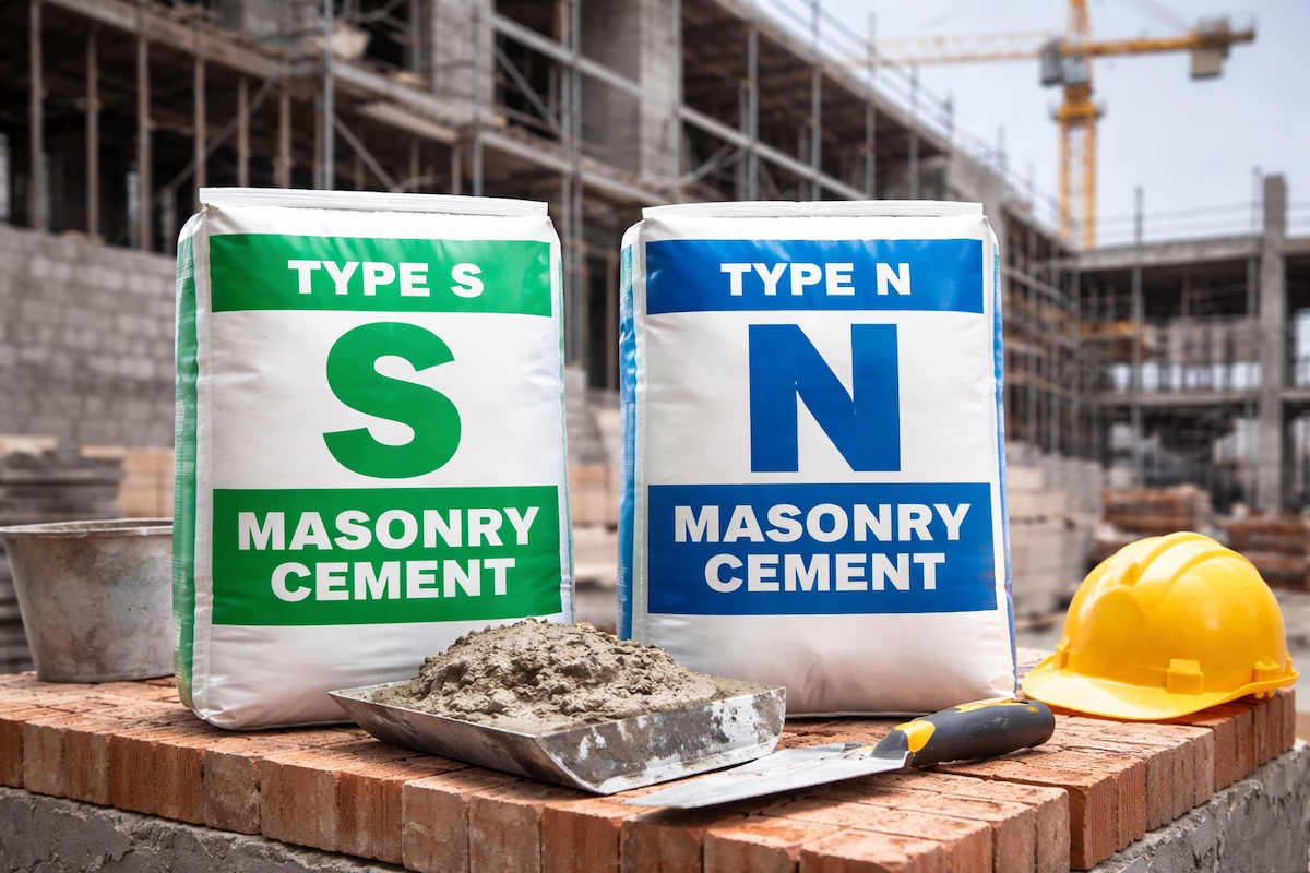 type s vs n masonry cement